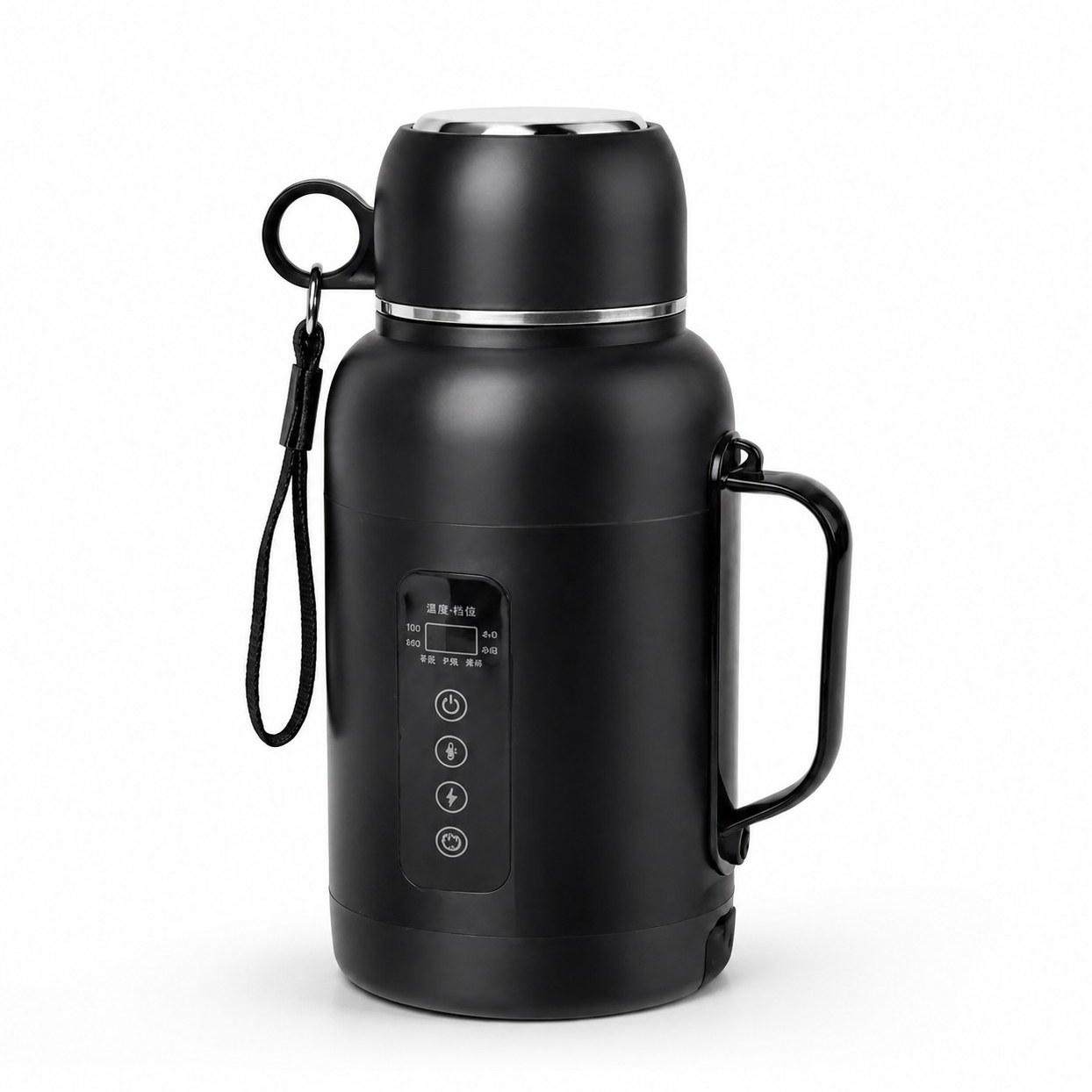 فلاسک برقی خودرو 12 و 24 ولت RC-1560A | کتری مسافرتی استیل ضدزنگ