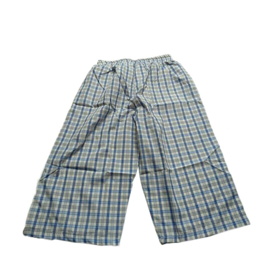 شلوارک راحتی خانگی نخی چهارخانه 3xl