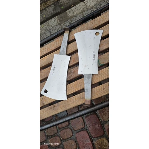 ساطور دوطرفه استیل حیدری سایز2