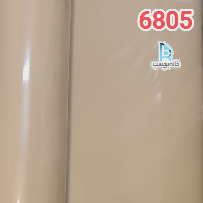برچسب کابینت کرم نخودی براق کد 6805