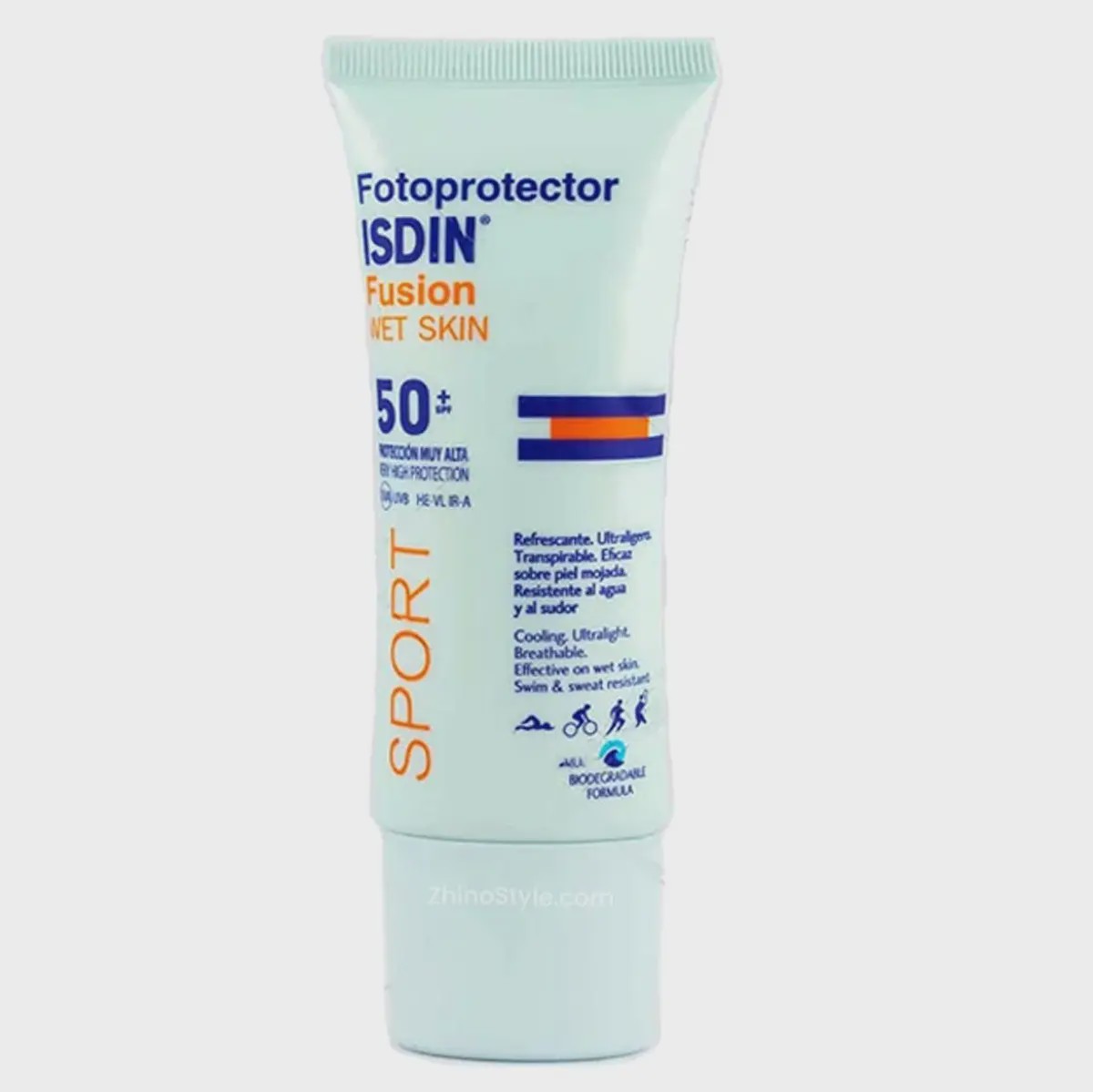 ضد آفتاب فیوژن ایزدین اسپورت بدون رنگ SPF 50 حجم 50 میل