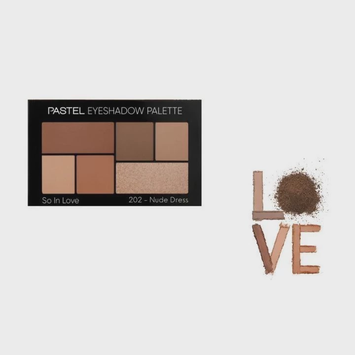 پالت سایه 6 رنگ پاستل شماره 202 pastel