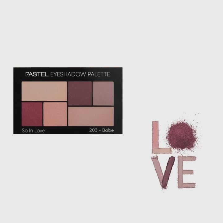 پالت سایه 6 رنگ پاستل شماره 203 pastel