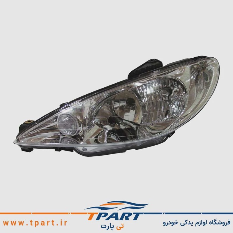 چراغ جلو 206 مدرن سمت راننده