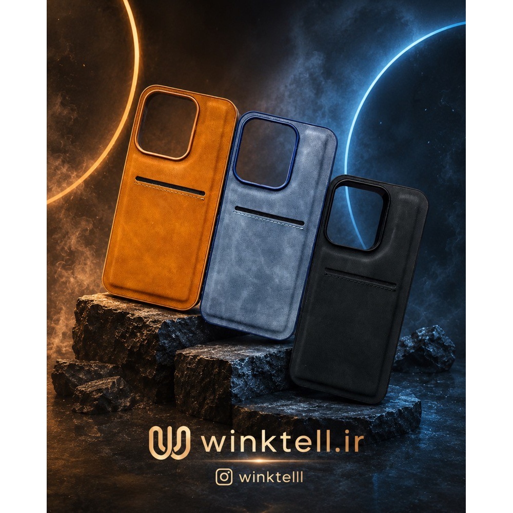 قاب کاور گارد چرمی جاکارتی باکیفیت عالی برای گوشی موبایل شیائومی ردمی15سی ردمی 15سی redmi 15c redmi15c مشترک با پوکو ...