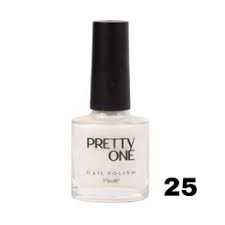 لاک pretty one رنگ سفید