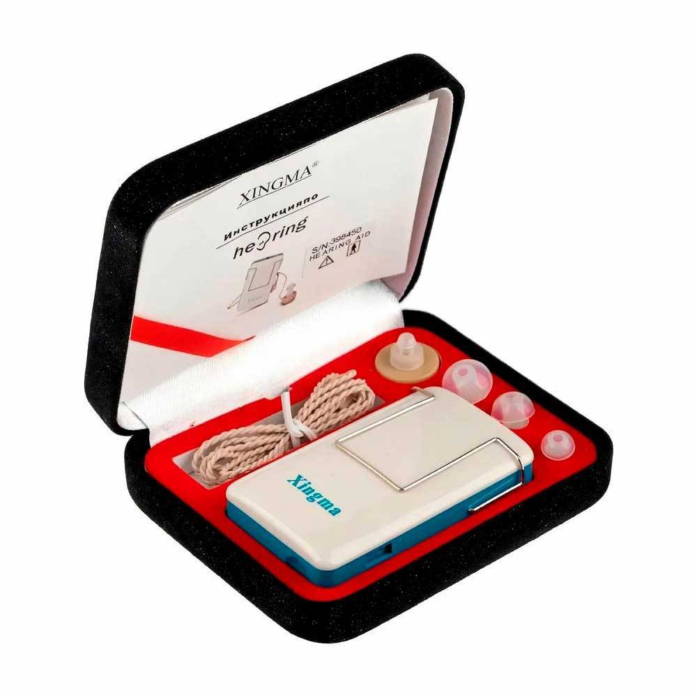 سمعک جیبی XINGMA XM 999 جعبه مخملی کیفیت عالی