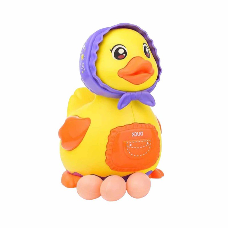 اسباب بازی اردک تخم گذار موزیکال و چراغدار