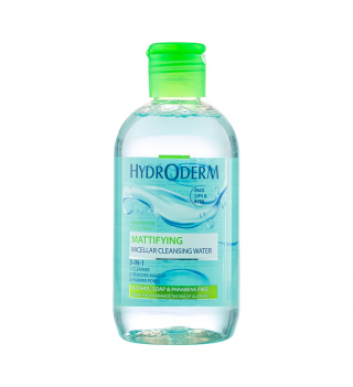 میسلار 3 در 1 پوست چرب هیدرودرمHydroderm Mattifying Micellar Cleansing Water