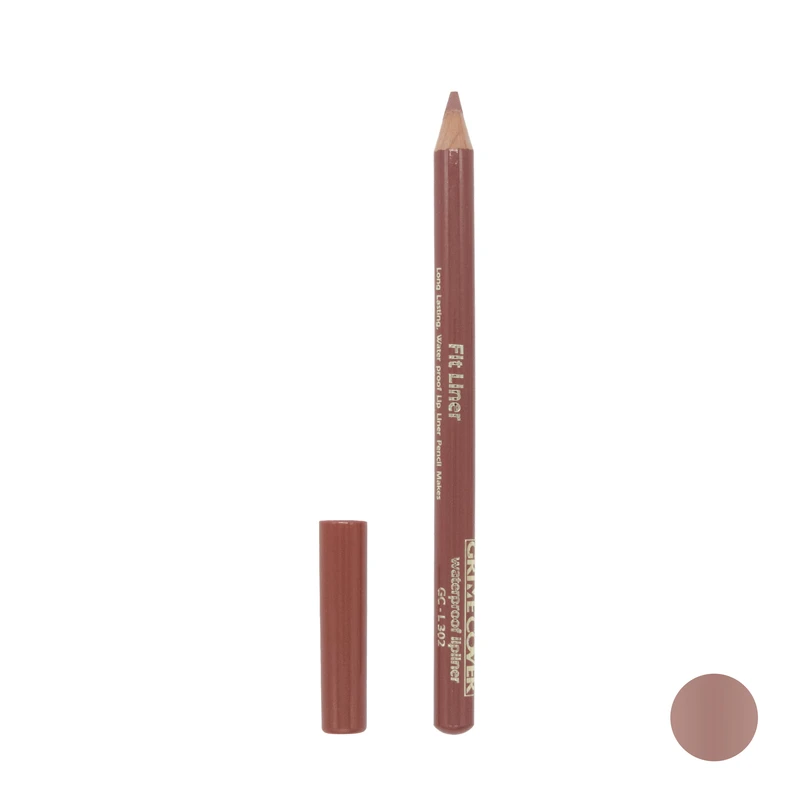 مداد لب گریم کاور مدل Fit شماره GC-L 302 رنگ قهوه ای مدل 1
