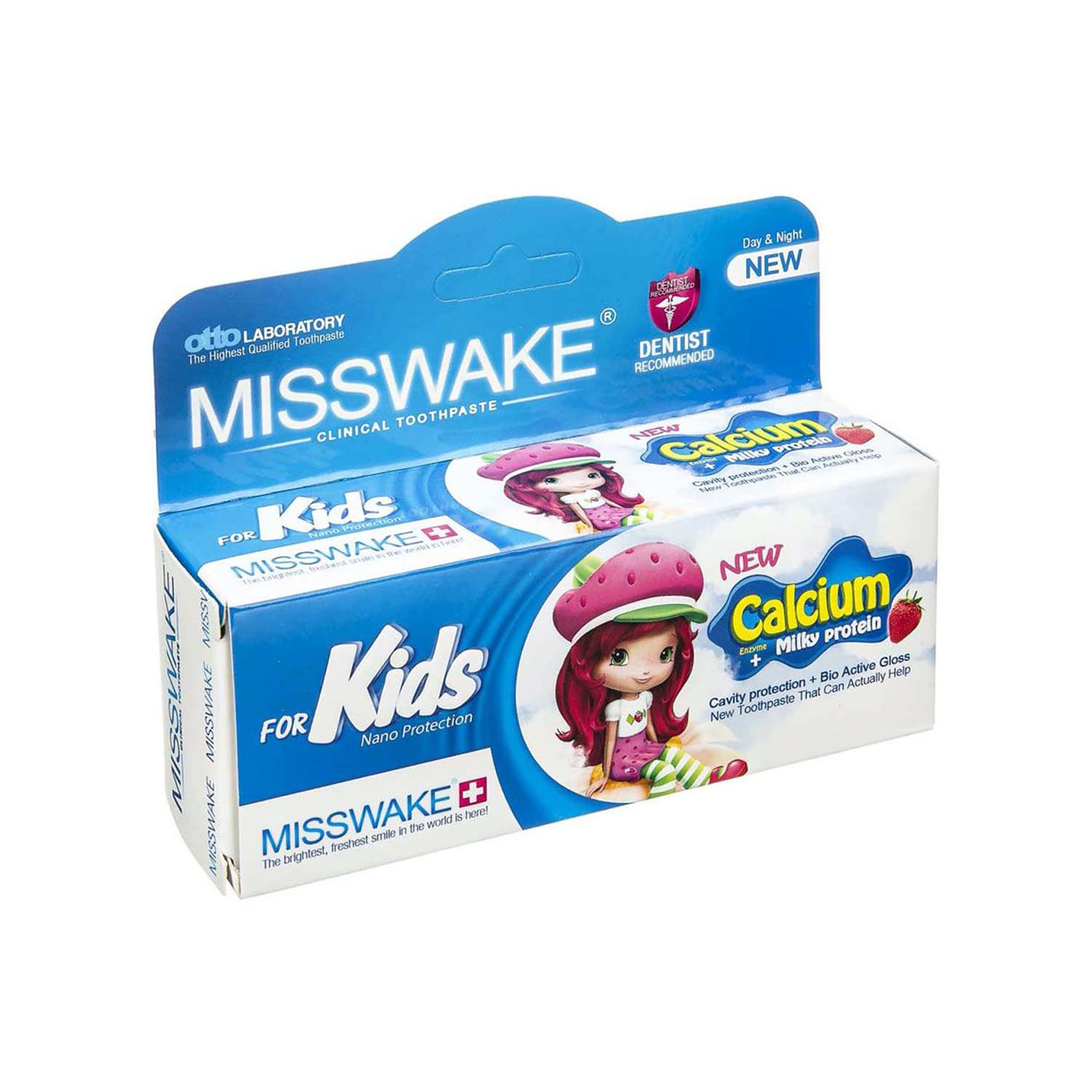 خمیر دندان ژله ای کودک با طعم توت فرنگی میسویکMisswake Strawberry Toothpaste For Kids مدل 2