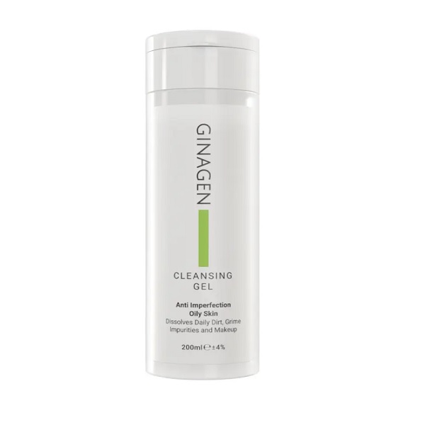 ژل شستشوی صورت پوست چرب ژیناژنGinagen Cleansing Gel For Oily Skin مدل 2