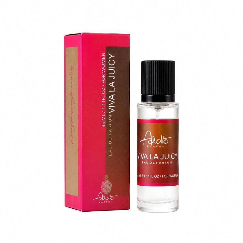 عطر جیبی زنانه آدولفو مدل Viva La Juicy NEW با رایحه شیرین و میوه ای حجم 35 میلی لیتر