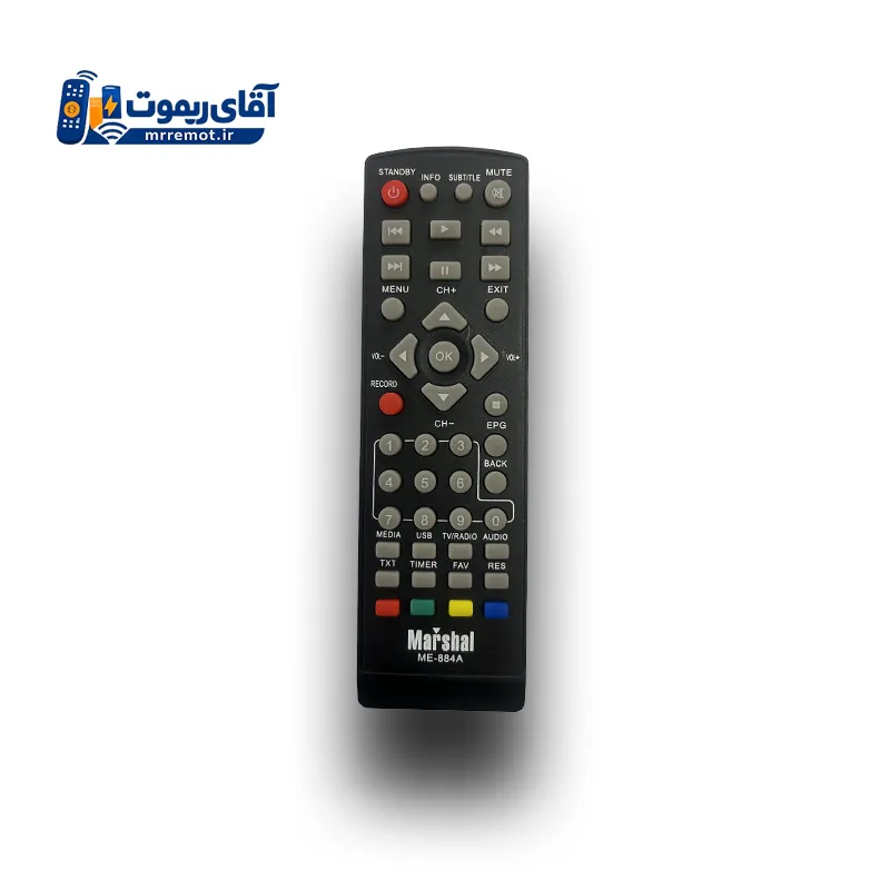 ریموت کنترل گیرنده دیجیتال مارشال مدل ME-884