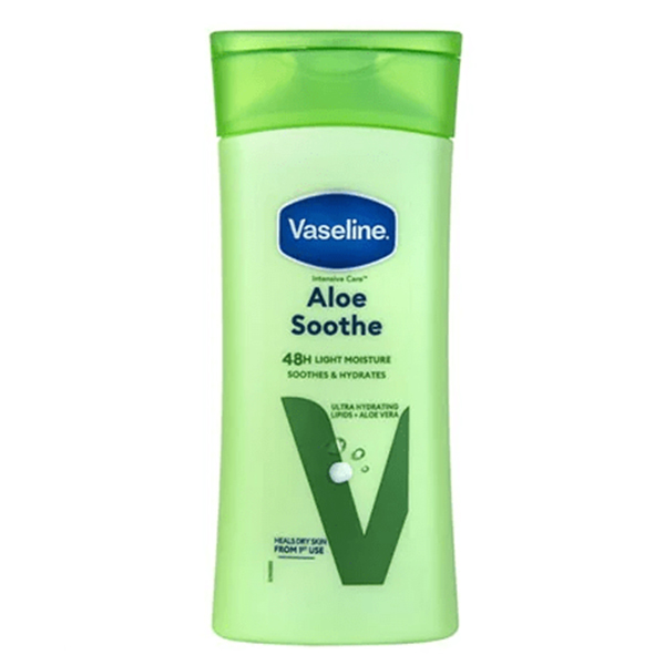 لوسیون بدن وازلین مدل Aloe Soothe حجم 200 میل