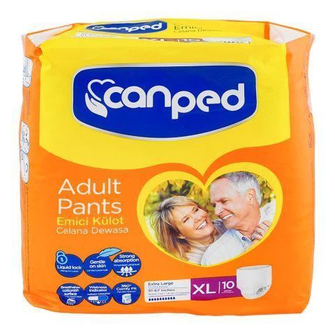 پوشک بزرگسال جان پد Canped شورتی سایز ایکس لارج L بزرگ بسته 7 عددی