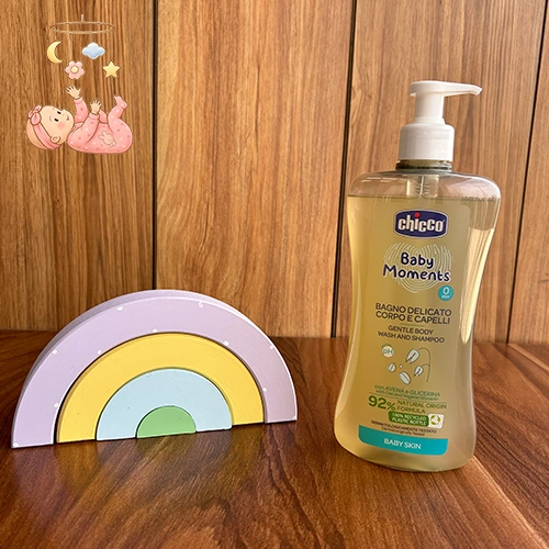 شامپو سر و بدن بچه چیکو Chicco مدل Bagno Delicato حجم 500 میل
