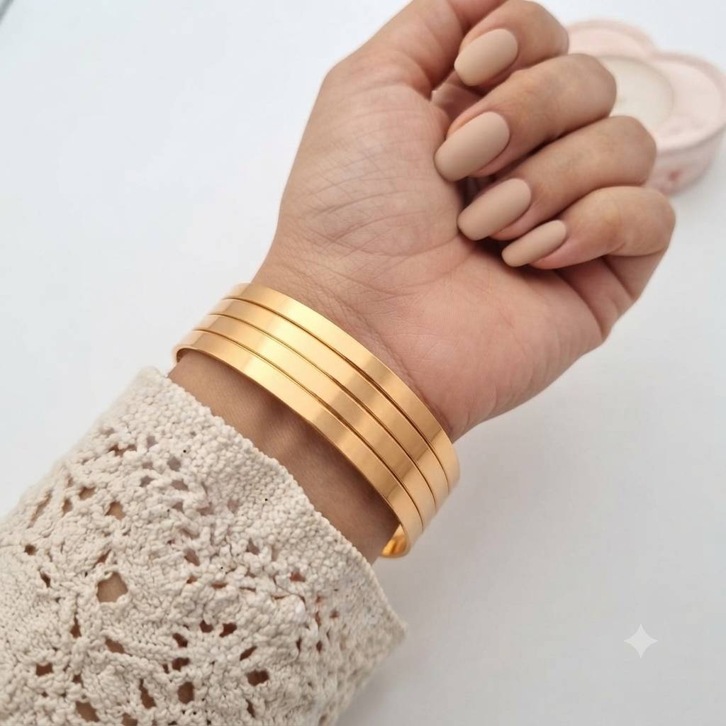 النگو طلاروس آینه ای 4 میل 99MN90