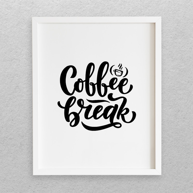 تابلو مدل نوشته انگلیسی طرح COFFEE کد 730