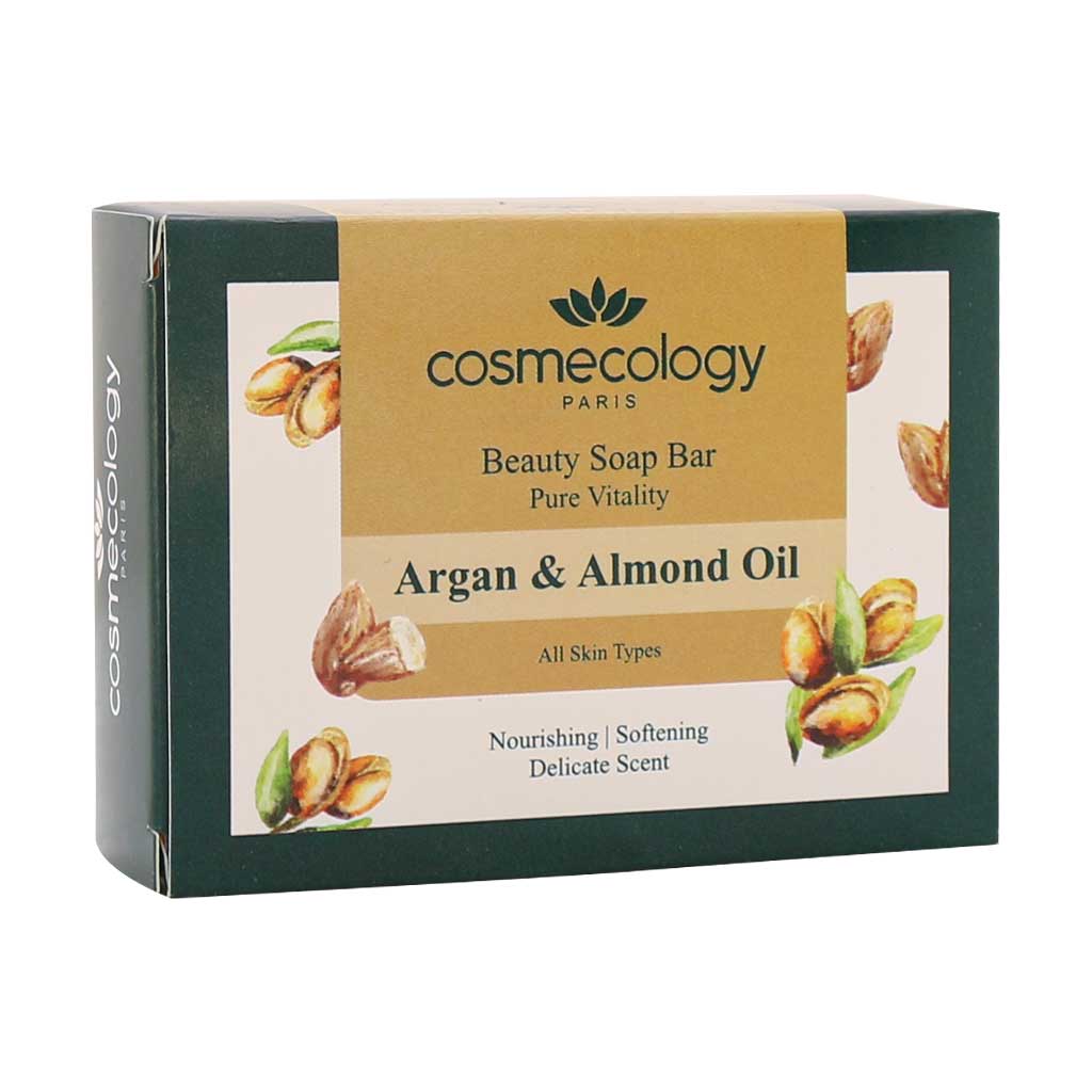  صابون روغن بادام و آرگان کاسمکولوژی 120 گرم نارسیس بیوتی