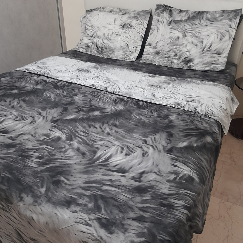 سرویس ملحفه تک نفره 3 تکه مدل میکرو براش طوفان niki120 30 190