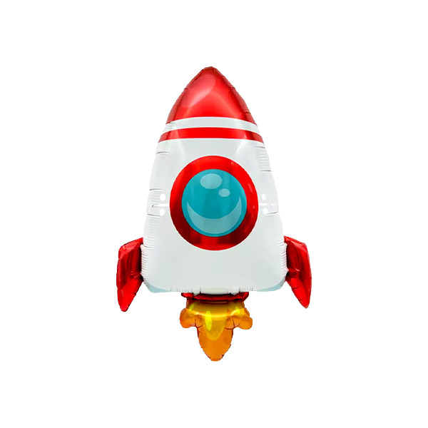 بادکنک فویلی مدل موشک تم فضانوردی کد RocketBalloon1