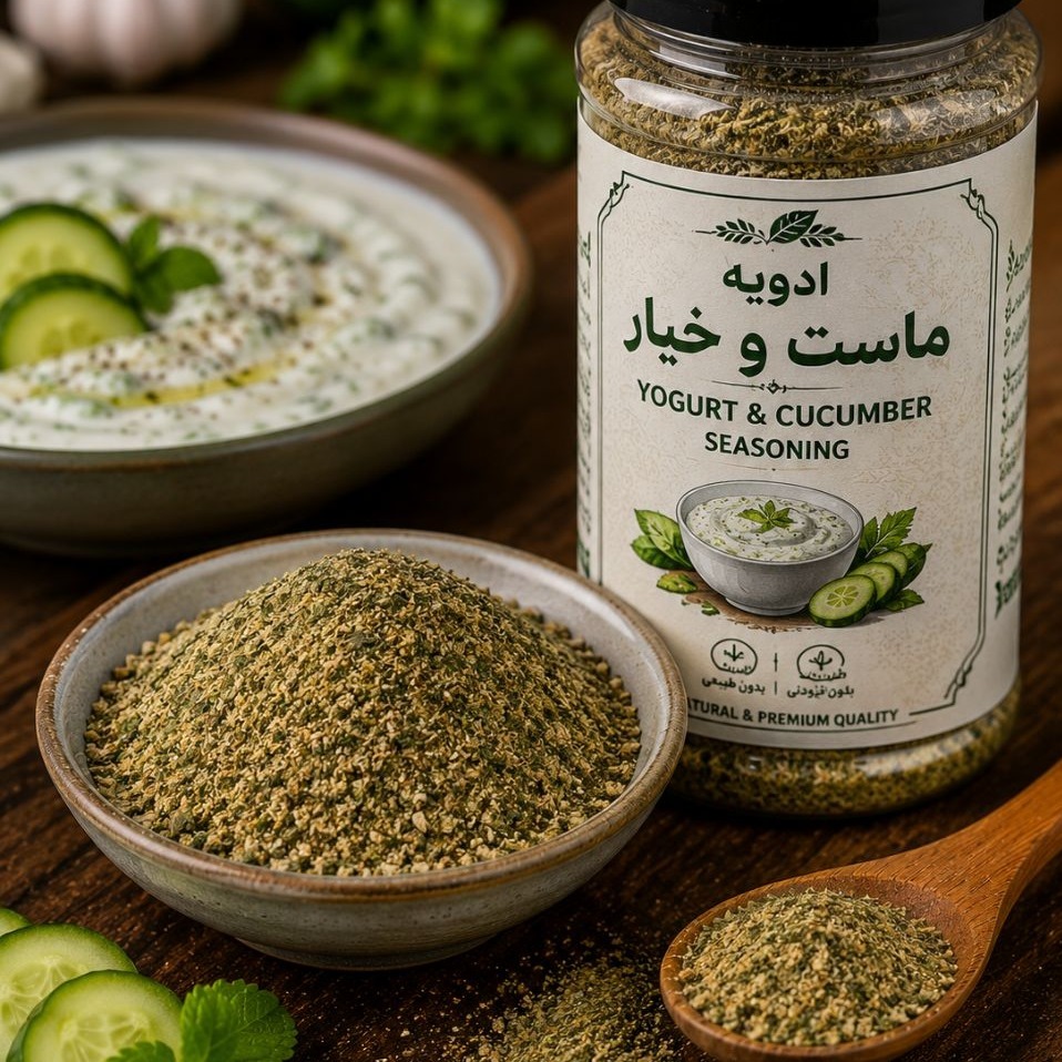 ادویه ماست و خیار 100 گرمی