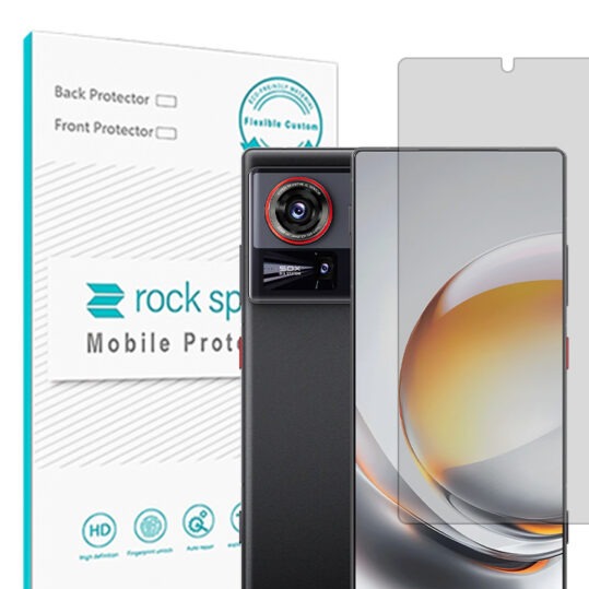 گلس تمام صفحه فول چسب زد تی ای nubia Z80 Ultra برند راک اسپیس مدل هیدروژلی مات