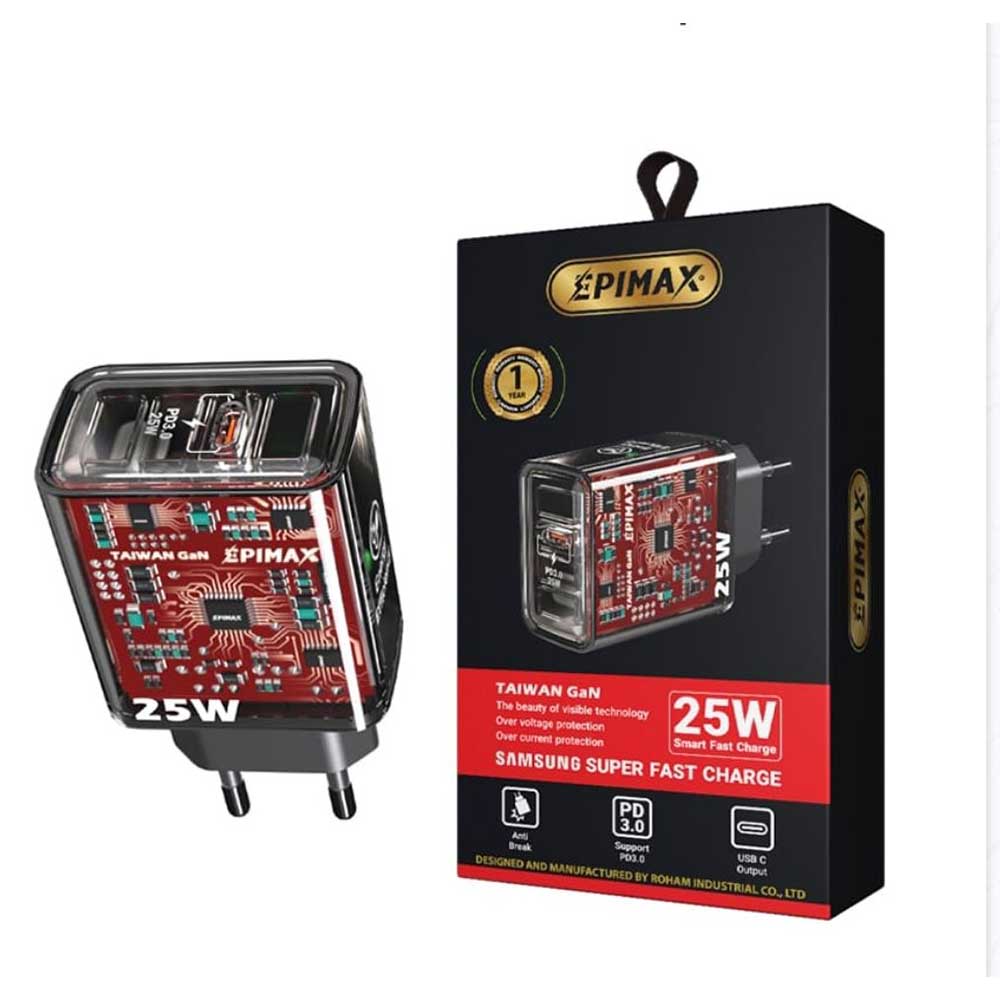 آداپتور شارژر EPIMAX EU-151 PD 25W