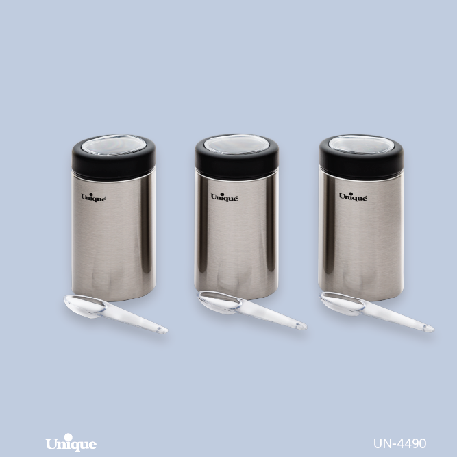 جا ادویه یونیک مدل استیل 6 عددی کد UN-4490