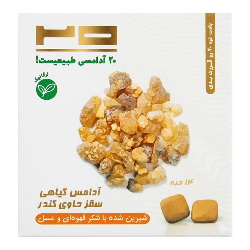 آدامس طبیعی سقز کندر بیست - 20 گرم