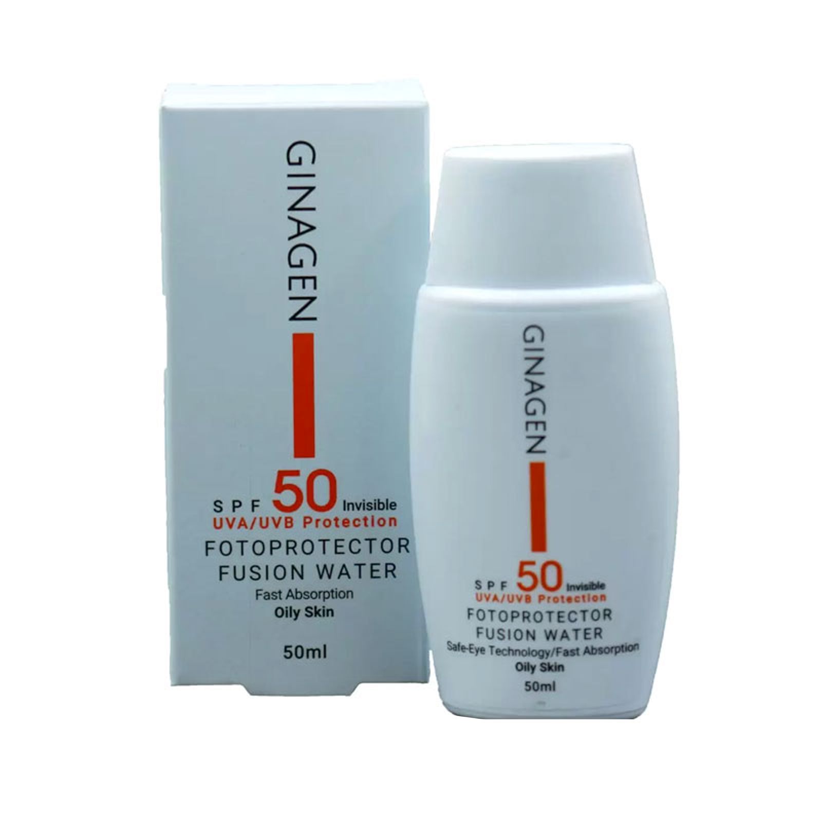 ضد آفتاب بیرنگ فیوژن واتر ژیناژن SPF50+ مناسب پوست چرب