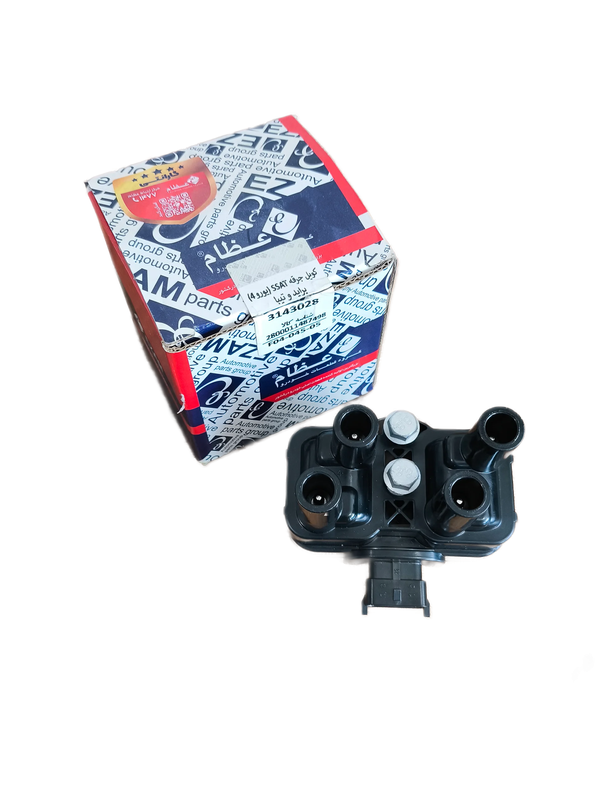 کویل جرقه SSAT یورو 4 پراید تیبا برند عظام