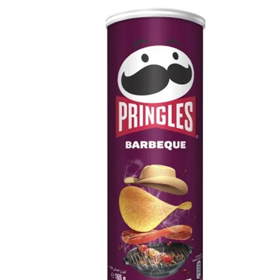 چیپس پرینگلز pringles با طعم باربیکیو 165 گرم