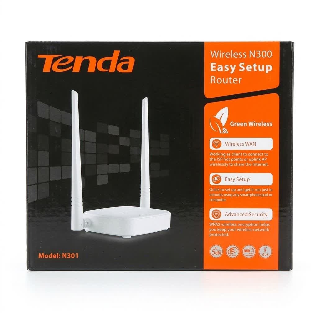 روتر بیسیم Tenda مدل N301 (Wireless-N 300 ) 