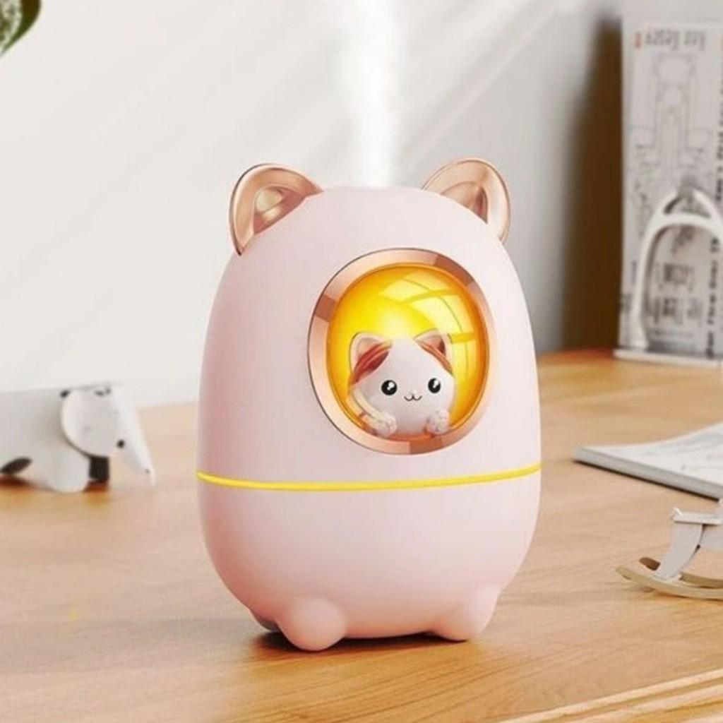 دستگاه بخور گربه کیوت سفید کد 704