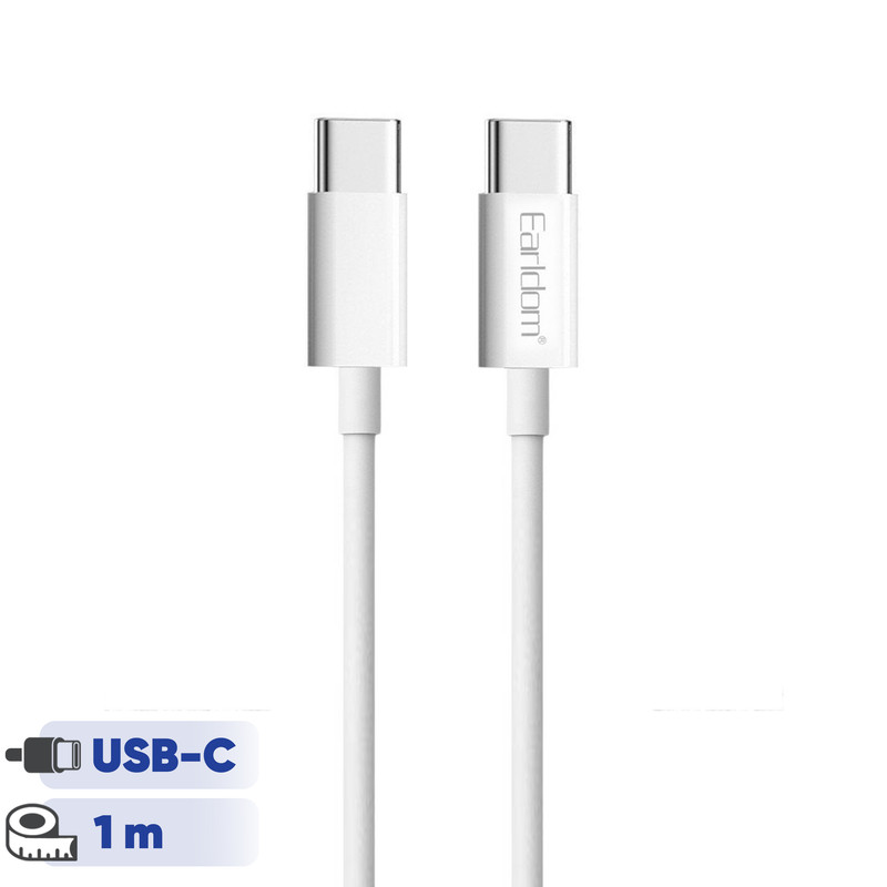 کابل USB-C ارلدام مدل EC-166c PD60W طول 1 متر مدل 1