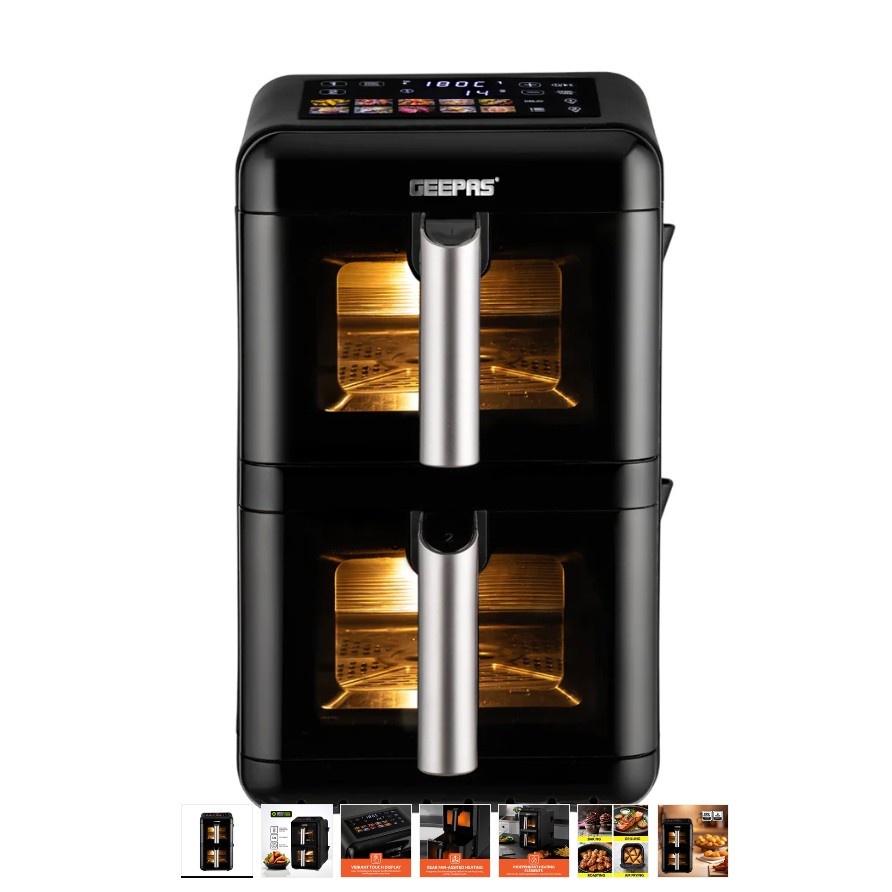 سرخ کن بدون روغن دوقلو جیپاس مدل Geepas GAF37548 - شرکتی