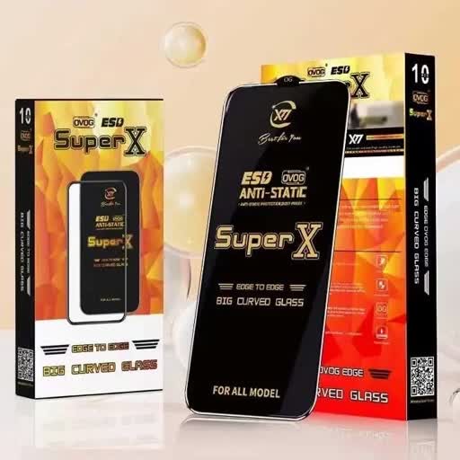 گلس سامسونگ A13 A 13 a13 آ13 آ 13 شیشه ای آنتی استاتیک اورجینال مدل OG Super X ESD Anti Static اصلی محافظ آنتی استاتی...