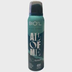 اسپری خوشبو کننده بدن مردانه آل آف می بیول All of Me Body Spray For Men Biol