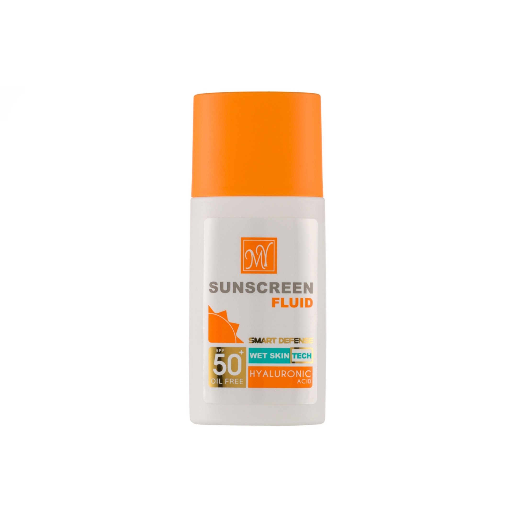 فلوئید ضد آفتاب بی رنگ مای مدل HYALURONIC ASID حجم 50 میلی لیتر با SPF50 محافظت بالا در برابر UVA و UVB، ضد آب فاقد پ...