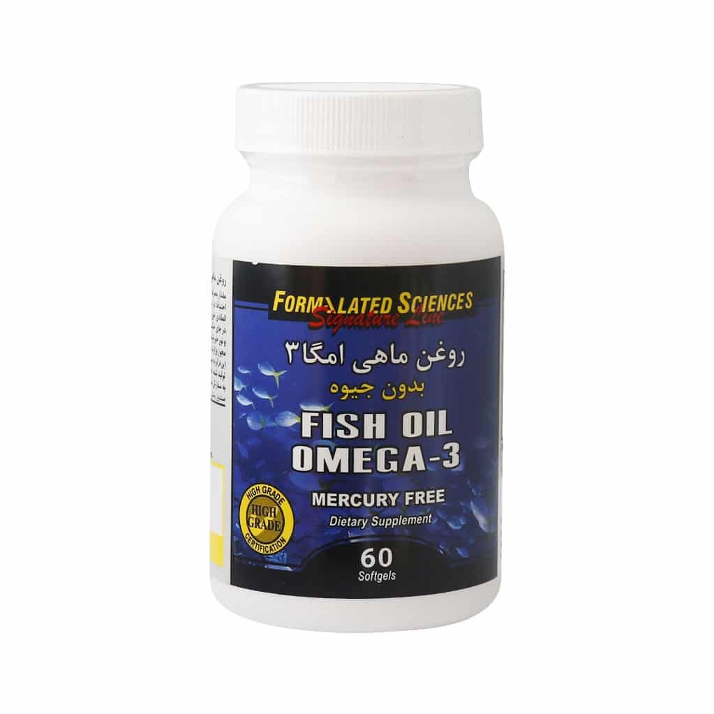 کپسول روغن ماهی امگا 3 بدون جیوه ادونیس کیش 60عددی