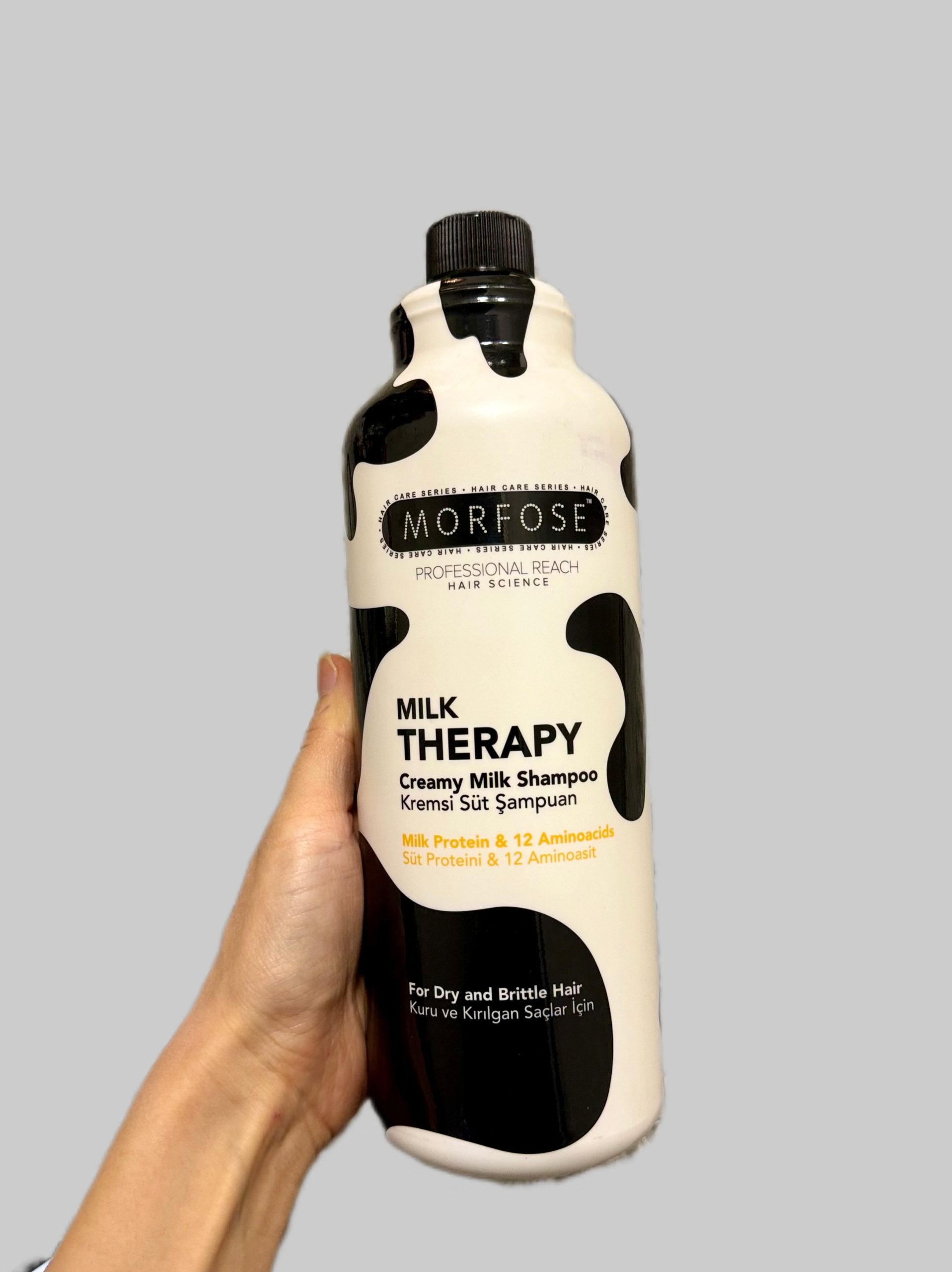 شامپو مو شیر تراپی مدل Milk Therapy مورفوس 1 لیتر