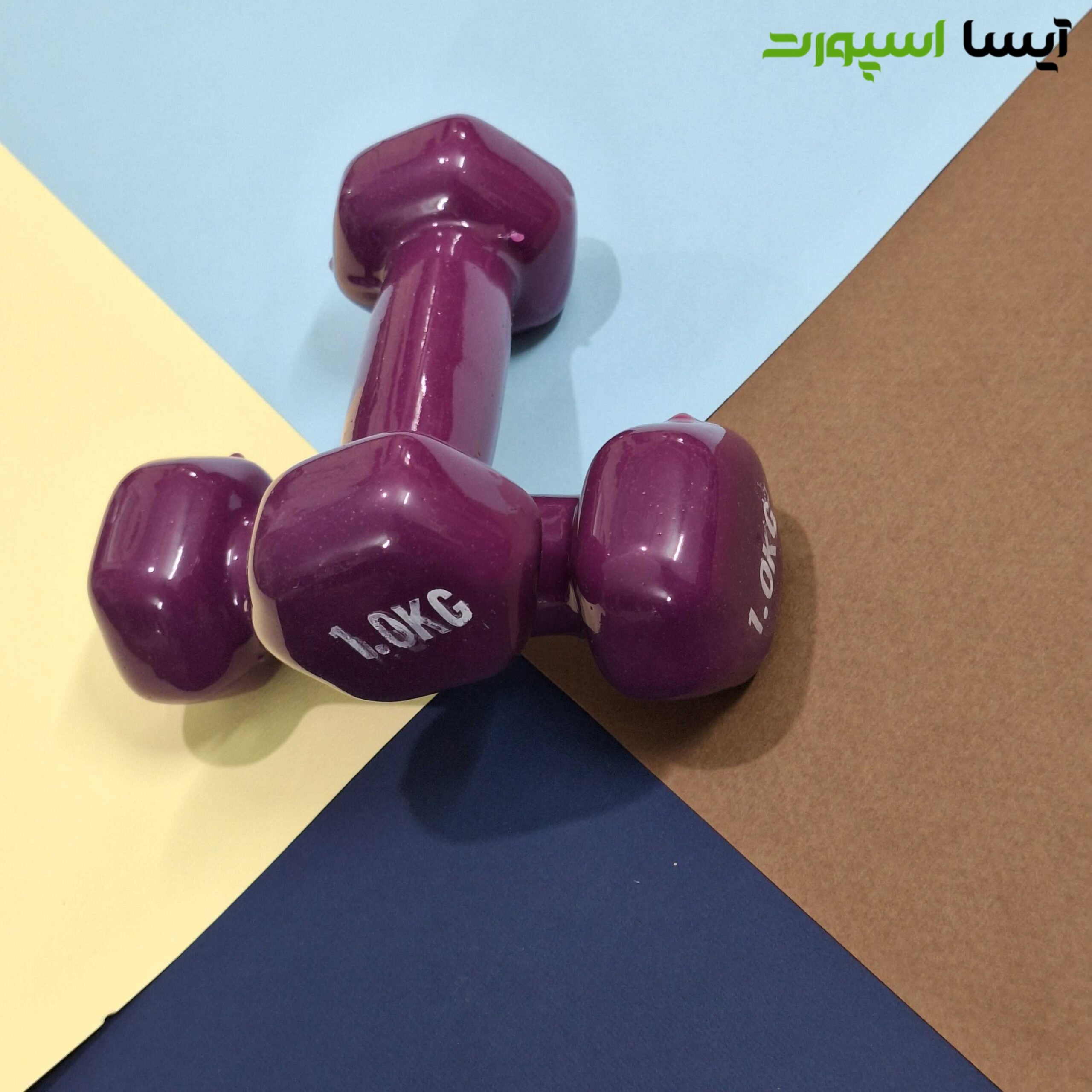 دمبل ایروبیک 1 کیلو گرم بسته 2 عددی