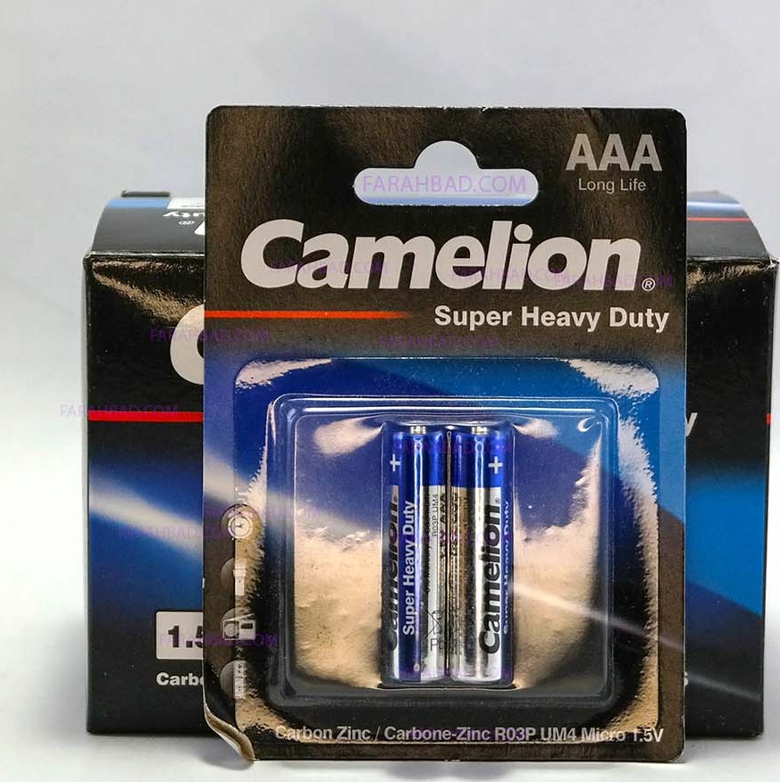 باتری نیم قلمی Camelion Super Heavy Duty AAA 1.5V کملیون