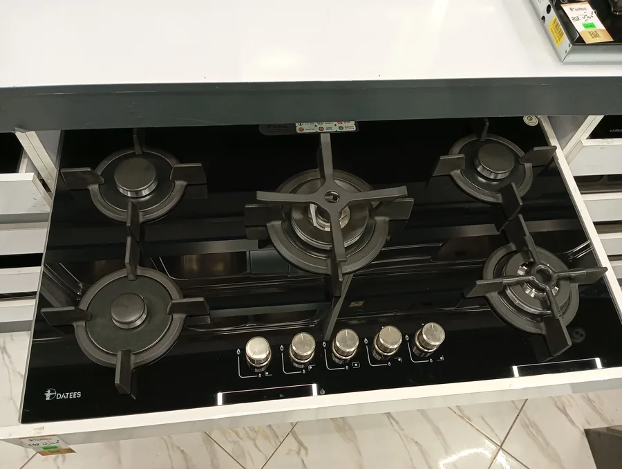 اجاق گاز شیشه ای داتیس مدل DG 549 رنگ مشکی