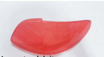 طلق (شیشه) چراغ عقب uv شده (خطر) پژو 206 راست (پلی کربنات)