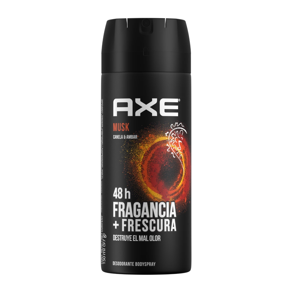 اسپری ضد تعریق مردانه اکس AXE MUSK رایحه گرم و تلخ حجم 150 میل