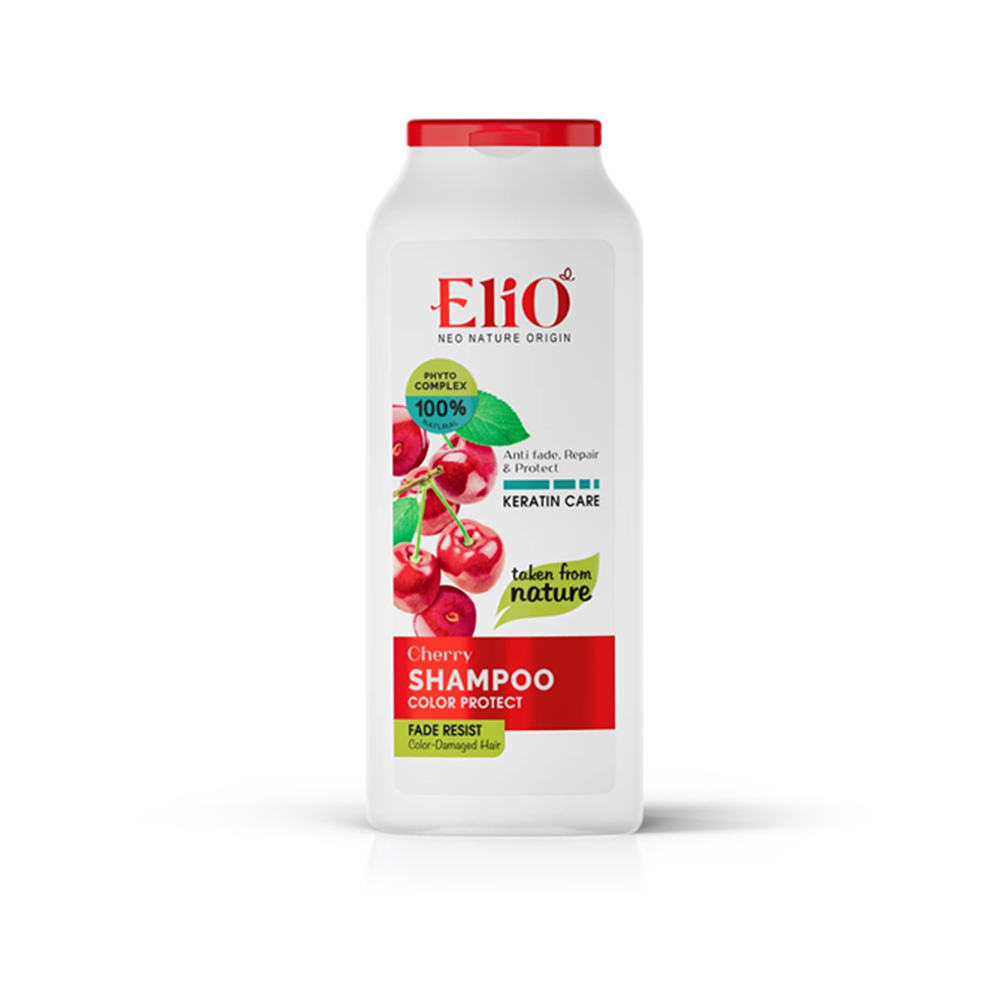 شامپو موهای رنگ شده گیلاس الیو | Elio Cherry Color Protect Shampoo