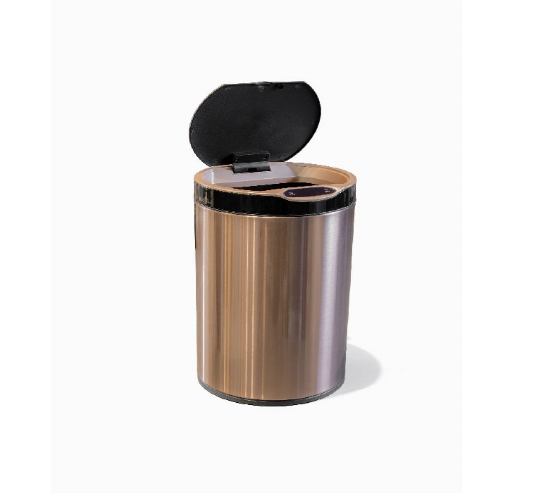 سطل زباله 12 لیتری هوشمند با حسگر درب با نمایشگر دیجیتال و با سطل داخلی HTN کد HTD685-12L